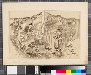 Scener fra krigen mellem Japan og Korea, slutningen af det 18. og første halvdel af det 19. århundrede (blæk og lavering på papir) af Katsushika Hokusai