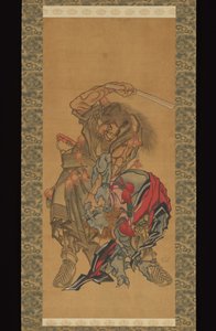 Shōki, dæmonbekæmperen af Katsushika Hokusai