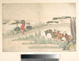 Forår i rismarkerne af Katsushika Hokusai