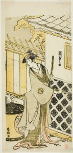 Skuespilleren Segawa Kikunojo III som en kvinde af en samurai-familie af Katsushika Hokusai