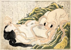 Fiskerkonens drøm af Katsushika Hokusai