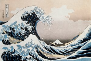 Den store bølge ud for Kanagawa-kysten, c1829-c1831