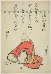 Poeten Sojo Henjo, fra serien Six Immortal Poets (Rokkasen) af Katsushika Hokusai
