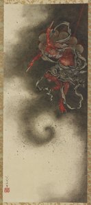 Tordengud, Edo-perioden af Katsushika Hokusai