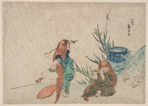 To Shojō af Katsushika Hokusai