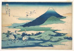 »Umezawa-herregården i Sagami-provinsen« fra serien »De 36 udsigter over Fuji-bjerget« (Fugaku sanjūrokkei, Sōshū Umezawa zai) af Katsushika Hokusai