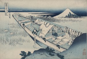 Ushibori i Hitachi-provinsen, fra serien »De 36 udsigter over Fuji« af Katsushika Hokusai