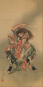 ←Ong Kuishoki King Aden, Edo-periode, 1760-1868. af Katsushika Hokusai