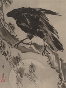 Krage og månen, ca. 1887.