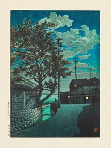 Kamezaki Bishu 1928 af Kawase Hasui