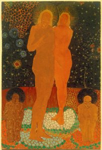 Adam og Eva af Kazimir Severinovich Malevich