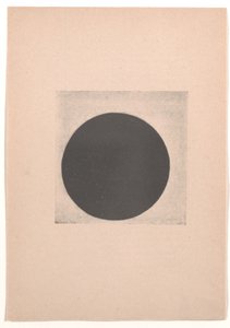 Black Circle for "Fra kubisme og futurisme til suprematisme: En ny realisme i maleriet" af Kazimir Severinovich Malevich