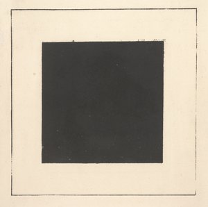 Sort firkant fra "Suprematisme: 34 tegninger" af Kazimir Severinovich Malevich