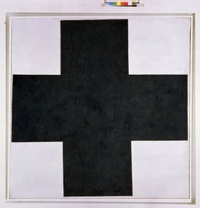 Croix noire (Sort kors), ca. 1923 (olie på lærred) af Kazimir Severinovich Malevich