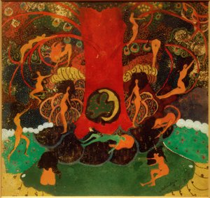 Livets træ og dryader af Kazimir Severinovich Malevich