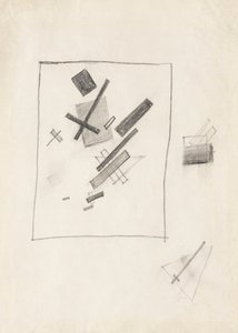 Blandede følelser, ca. 1916. af Kazimir Severinovich Malevich