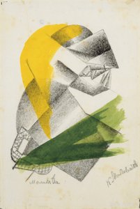 Bøn II, c.1913 af Kazimir Severinovich Malevich