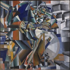 Knivsliberen eller princippet om glitter, 1912-3 af Kazimir Severinovich Malevich