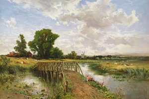 En sommerdag, 1800-tallet