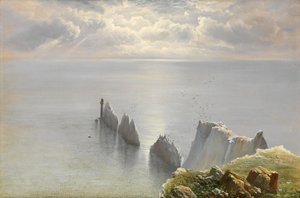 The Needles, Isle of Wight (olie på lærred)