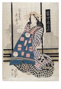 Kurtisane, Edo-perioden efter 1818 af Keisai (1790-1848) Eisen