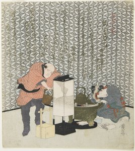 Glade rotter, 1828 af Keisai Eisen