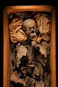 Mumie af Amenhotep III, Kong Tuts bedstefar, KV 35, Tutankhamon; 18. dynasti; New..., 2005 (foto) af Kenneth Garrett