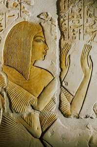 Maias grav; Egypten; Arkæologi; Det Nye Rige; Saqqara, Amarna-perioden, kunst, 2002 (foto) af Kenneth Garrett