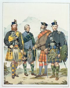John MacLachlan, Hugh Grahame, James MacFarlane og Angus Colquhoun, fire af dronning Victorias 