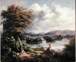Lake of Menteith (olie på lærred)