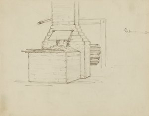 (Iowa State Capitol Rotunda) (Fabrikker, undersøgelse til panel) af Kenyon Cox