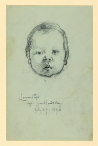 Portræt af Leonard Cox af Kenyon Cox