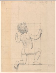 Undersøgelse for "Genius", "The Arts," Library of Congress, Washington D.C. af Kenyon Cox