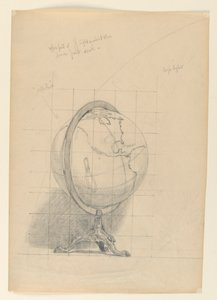 Studie til "Mathematics", "The Sciences," Library of Congress, Washington D.C. af Kenyon Cox
