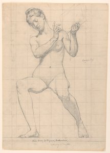 Studie til "Mathematics", "The Sciences," Library of Congress, Washington D.C. af Kenyon Cox