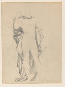 Studie for mandlig figur af Kenyon Cox