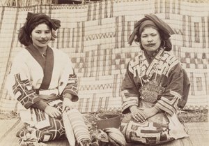Ainu-kvinder, ca. 1890
