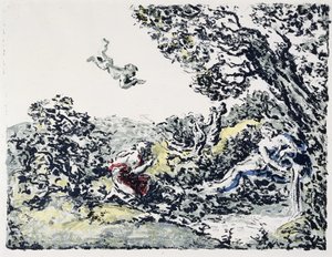 Landskabsalbum: La Source, 1900 (litografi i farver) af Ker Xavier Roussel