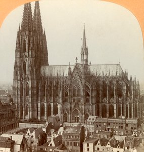 Kölner Domkirke, Köln, Tyskland, ca. 1900.