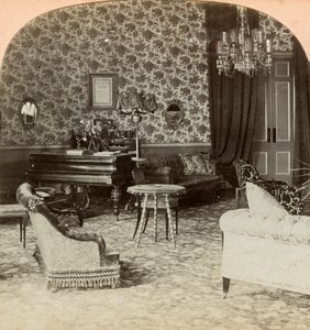 Præsidentskabets tegnestue, Lord Roberts hovedkvarter, Bloemfontein, Sydafrika, 1900. af Keystone View Company