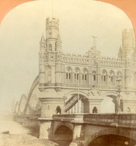 Kaiser Bridge, Hamborg, Tyskland, 1896.