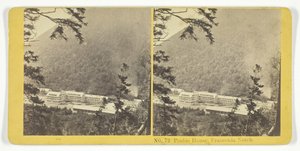 Profilhus, Franconia Notch, 185575. Skabere: Kilburn Brothers, BW Kilburn.