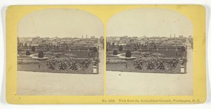 View from the Agricultural Grounds, Washington, D.C., 185575. Skaber: Kilburn Brothers, BW Kilburn. af Kilburn Brothers, BW Kilburn