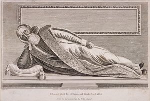 Monument til Sir Edward Bruce i Rolls Chapel, Chancery Lane, London, 1794