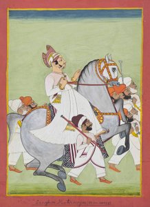 Ridesportræt af Singhji Motiram G, 1908/3 af Kiritaji Bhak