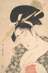 En kurtisane, slutningen af det 18.-begyndelsen af det 19. århundrede. af Kitagawa Utamaro
