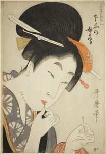 A Wife of the Lower Rank (Gebon no nyobo), fra serien "A Guide to Women