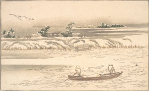 Book of Ehon Ginsekai The World in Silver, slutningen af det 18.-begyndelsen af det 19. århundrede. af Kitagawa Utamaro