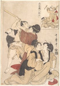 Chūshingura, akt III af Kitagawa Utamaro