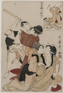 Chushingura: Akt III af The Storehouse of Loyalty, slutningen af 1790